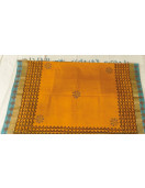 MANAMEDU BLOCK PRINTED SAREES WITH BLOUSE