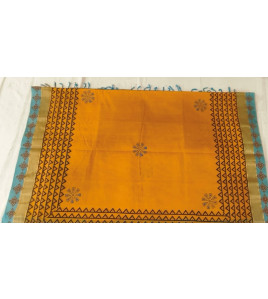 MANAMEDU BLOCK PRINTED SAREES WITH BLOUSE