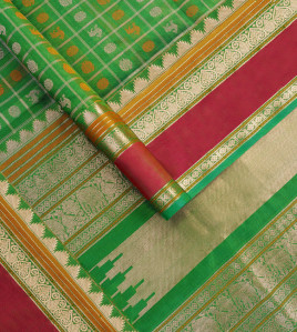 PMK 1000 BUTTA SILK COT SAREES