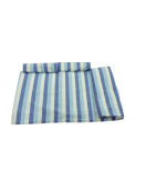 BEDSHEET STRIPE 90X108 2 PILLOW COVER