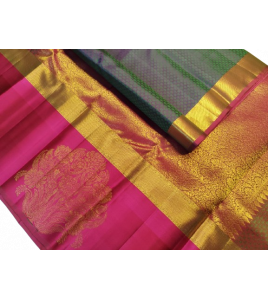 ARNI SILK HALF FINE ZARI SAREE WITH BLOUSE