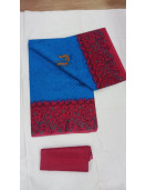 POWERLOOM PRINTED SAREES WITH BLOUSE