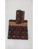 POWERLOOM PRINTED SAREES WITH BLOUSE