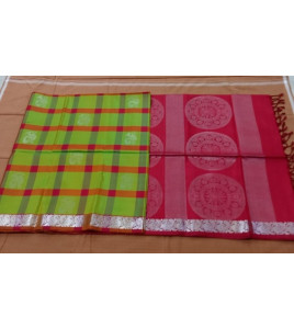 SOFT SILK SAREE WITH BLOUSE