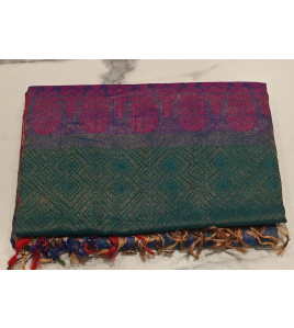 SOFT SILK SAREE WITH BLOUSE