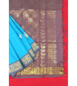 SOFT SILK SAREE WITH BLOUSE