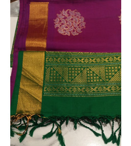 SOFT SILK SAREE WITH BLOUSE