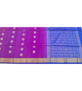 SOFT SILK SAREE WITH BLOUSE