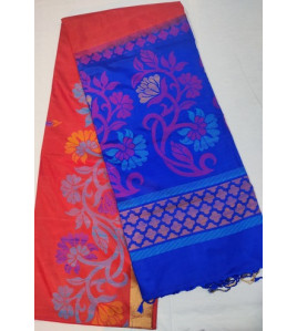 SOFT SILK SAREE WITH BLOUSE