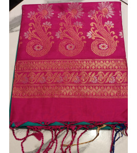 SOFT SILK SAREE WITH BLOUSE