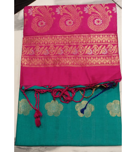 SOFT SILK SAREE WITH BLOUSE