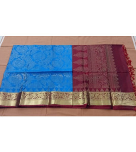 SOFT SILK SAREE WITH BLOUSE