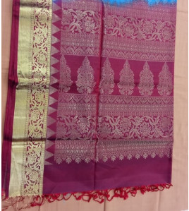 SOFT SILK SAREE WITH BLOUSE
