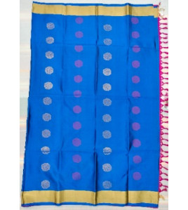 SOFT SILK SAREE WITH BLOUSE