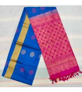 SOFT SILK SAREE WITH BLOUSE