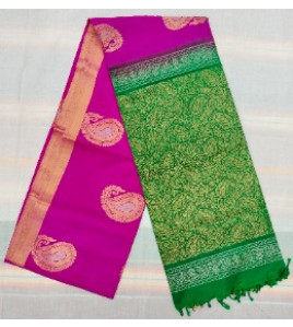 SOFT SILK SAREE WITH BLOUSE
