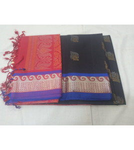 SOFT SILK SAREE WITH BLOUSE