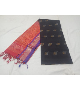 SOFT SILK SAREE WITH BLOUSE