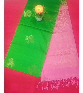 SOFT SILK SAREE WITH BLOUSE