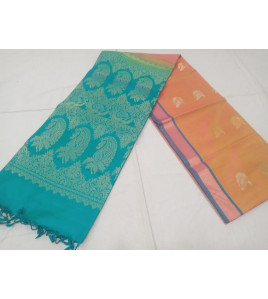 SOFT SILK SAREE WITH BLOUSE