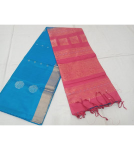 SOFT SILK SAREE WITH BLOUSE