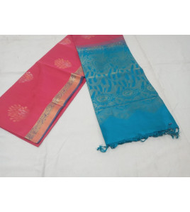SOFT SILK SAREE WITH BLOUSE