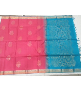 SOFT SILK SAREE WITH BLOUSE