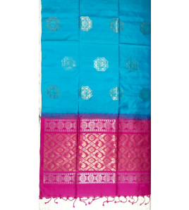 SOFT SILK SAREE WITH BLOUSE