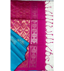 SOFT SILK SAREE WITH BLOUSE