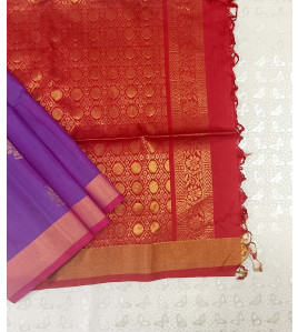 SOFT SILK SAREE WITH BLOUSE