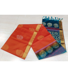 SOFT SILK SAREE WITH BLOUSE