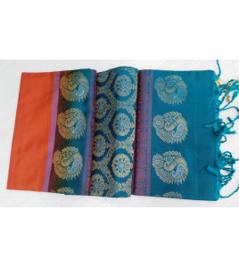 SOFT SILK SAREE WITH BLOUSE