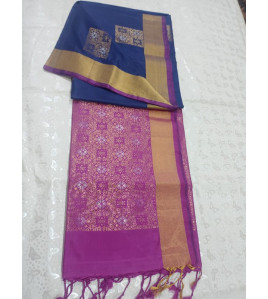 SOFT SILK SAREE WITH BLOUSE