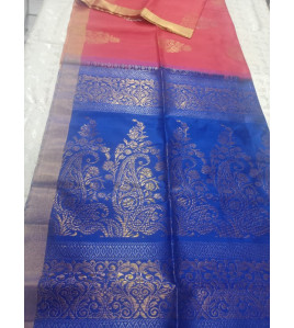 SOFT SILK SAREE WITH BLOUSE