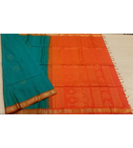 SOFT SILK SAREE WITH BLOUSE