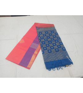 SOFT SILK SAREE WITH BLOUSE