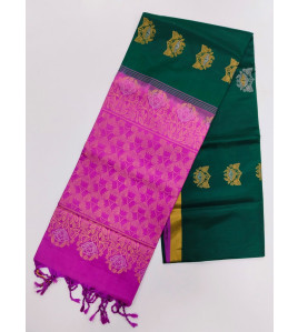 SOFT SILK SAREE WITH BLOUSE