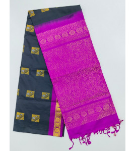 SOFT SILK SAREE WITH BLOUSE