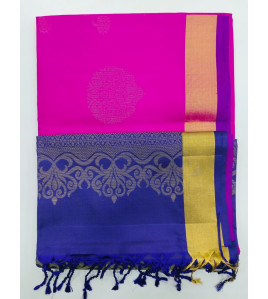 SOFT SILK SAREE WITH BLOUSE
