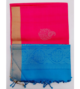 SOFT SILK SAREE WITH BLOUSE