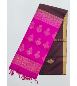 SOFT SILK SAREE WITH BLOUSE