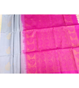 SOFT SILK SAREE WITH BLOUSE