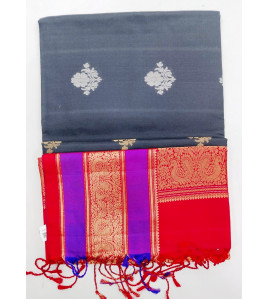 SOFT SILK SAREE WITH BLOUSE