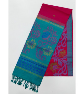 SOFT SILK SAREE WITH BLOUSE