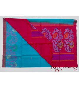 SOFT SILK SAREE WITH BLOUSE