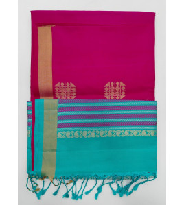 SOFT SILK SAREE WITH BLOUSE