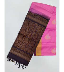 SOFT SILK SAREE WITH BLOUSE