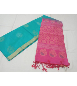 SOFT SILK SAREE WITH BLOUSE