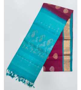 SOFT SILK SAREE WITH BLOUSE