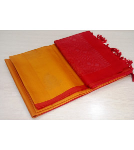 SOFT SILK SAREE WITH BLOUSE